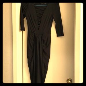 1/4 sleeve mini dress